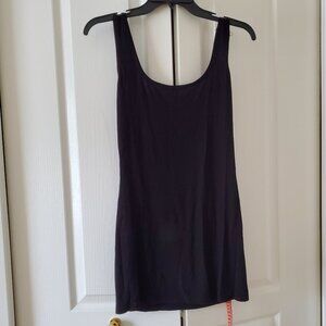 Gilmour Vancouver Canada black long tank top size small